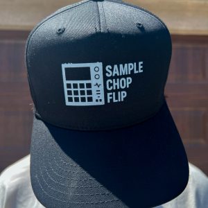 Sample Chop Flip Hat – Music Producer Classic (Black & White)