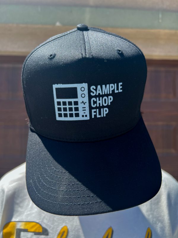 Sample Chop Flip Hat – Music Producer Classic (Black & White)