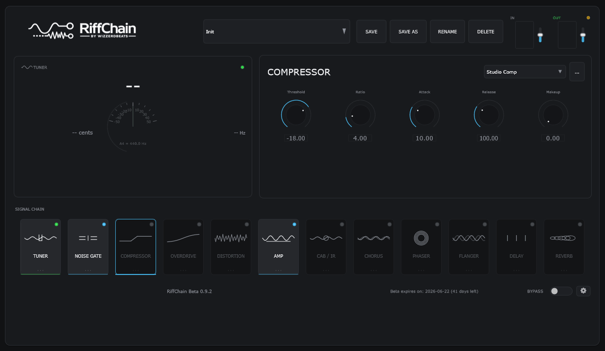 Configuring the Compressor Module in RiffChain Beta