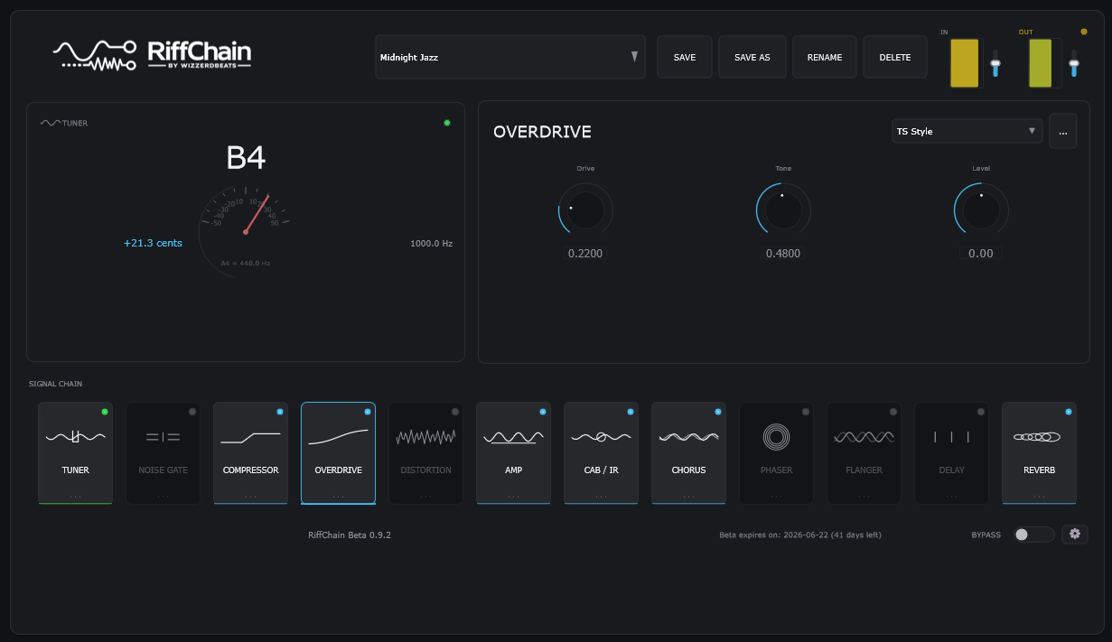 RiffChain (Beta) – Modern Modular Guitar Effects Suite with Amp Sims, IR Loading & Creative FX - Image 3